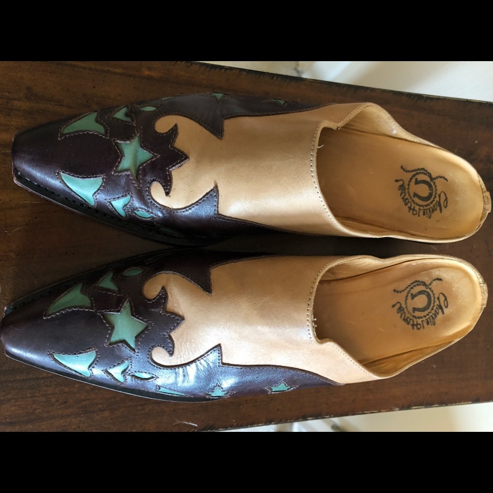 Charlie Horse Leather Slip-On Mule